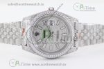 DateJust 41mm Jumbo SS TWF Full Paved Diamonds Dial and Jubilee Bracelet - Image 7