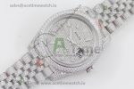 DateJust 41mm Jumbo SS TWF Full Paved Diamonds Dial and Jubilee Bracelet - Image 8