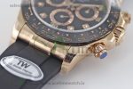 Daytona 116515 RGEWF 1:1 Best Edition Black Dial Diamonds Markers on Black Leather StrapA7750 - Image 9