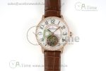 Rendez-Vous Tourbillon RG RMSF Best Edition White Dial on Brown Leather Strap