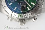 Chronomat B01 42mm SS TF 1:1 Best Edition Green Dial on Black Rubber Strap A7750 - Image 7