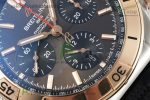 Chronomat B01 42mm SS/RG TF 1:1 Best Edition Brown Dial on Black Rubber Strap A7750 - Image 5