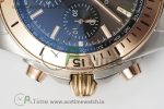 Chronomat B01 42mm SS/RG TF 1:1 Best Edition Brown Dial on Black Rubber Strap A7750 - Image 7