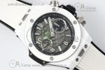 Big Bang Unico White Ceramic ZF 1:1 Best Edition Skeleton Dial on White Rubber Strap A1280 - Image 3