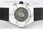 Big Bang Unico White Ceramic ZF 1:1 Best Edition Skeleton Dial on White Rubber Strap A1280 - Image 12