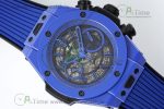 Big Bang Unico Blue Magic Ceramic ZF 1:1 Best Edition Skeleton Dial on Blue Rubber Strap A1280 - Image 3