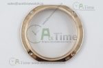 Rendez-Vous Moon Medium RG Q8 1:1 Best Edition White Textured Dial Diamonds Bezel on Black Leather Strap A935 - Image 13