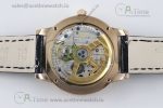 Rendez-Vous Moon Medium RG Q8 1:1 Best Edition White Textured Dial Diamonds Bezel on Black Leather Strap A935 - Image 15