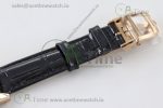 Rendez-Vous Moon Medium RG Q8 1:1 Best Edition White Textured Dial Diamonds Bezel on Black Leather Strap A935 - Image 18