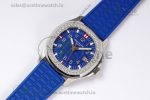 Aquanaut 5067A SS PPF 1:1 Best Edition Blue Textured Dial Red Hand on Blue Rubber Strap RONDA Quartz - Image 7