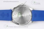 Aquanaut 5067A SS PPF 1:1 Best Edition Blue Textured Dial Red Hand on Blue Rubber Strap RONDA Quartz - Image 11