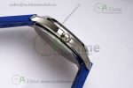Aquanaut 5067A SS PPF 1:1 Best Edition Blue Textured Dial Red Hand on Blue Rubber Strap RONDA Quartz - Image 9