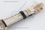 Rendez-Vous Moon Medium RG Q8 1:1 Best Edition White Textured Dial Diamonds Bezel on Black Leather Strap A935 - Image 19