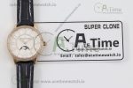 Rendez-Vous Moon Medium RG Q8 1:1 Best Edition White Textured Dial Diamonds Bezel on Black Leather Strap A935 - Image 25
