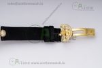 Reine de Naples YG ZF 1:1 Best Edition White Arabic Dial Diamonds Bezel on Black Fabric Strap A537 V2 - Image 16