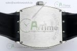 Vanguard V45 SS ABF Best Edition Full Diamonds Case Black Dial on Black Leather Strap A2824 - Image 11