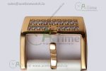 Vanguard V45 RG ABF Best Edition Full Diamonds Dial on White Leather Strap A2824 - Image 20