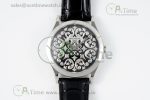 Calatrava 5088 SS FLF Best Edition Style 2 on Black Leather Strap A240 (Micro Rotor)