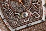 Vanguard V45 RG ABF Best Edition Full Diamonds Dial on White Leather Strap A2824 - Image 5