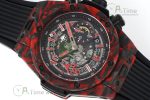 Big Bang Unico Red Carbon TWF Best Edition Skeleton Dial on Black Rubber Strap A1220 - Image 3
