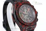 Big Bang Unico Red Carbon TWF Best Edition Skeleton Dial on Black Rubber Strap A1220 - Image 2