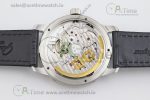 Excellence Panorama Date Moon Phase SS GGR Blue Dial on Black Leather Strap A100 - Image 15