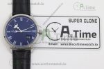 Excellence Panorama Date Moon Phase SS GGR Blue Dial on Black Leather Strap A100 - Image 26