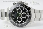 Daytona 116500 QF 1:1 Best Edition Black Dial on SS Bracelet SA4130 - Image 6