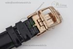 Rendez-Vous Date RG White Dial Full Paved Diamonds on Black Leather Strap A898 - Image 19