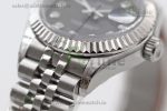 Lady DateJust 28 SS TWF 1:1 Best Edition 904L Steel Grey Dial Diamonds Markers on President Bracelet NH05 - Image 9