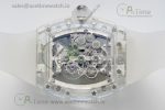 RM56-01 Transparent Tourbillon RMF Best Edition Skeleton Dial on Transparent Rubber Strap - Image 11