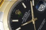 DateJust 41 SS/YG Polished Bezel KING 1:1 Best Edition 904L Steel Black Dial on Oyster Bracelet VR3235 - Image 4