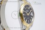 DateJust 41 SS/YG Polished Bezel KING 1:1 Best Edition 904L Steel Black Dial on Oyster Bracelet VR3235 - Image 2