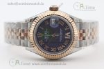 Lady DateJust 28 SS/YG TWF 1:1 Best Edition Purple Dial Roman Markers on Jubilee Bracelet NH05 - Image 6