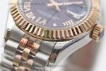 Lady DateJust 28 SS/YG TWF 1:1 Best Edition Purple Dial Roman Markers on Jubilee Bracelet NH05 - Image 9