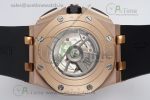 Royal Oak Offshore 44mm RG Ceramic Bezel APF 1:1 Best Edition Black/White Dial on Rubber Strap A3126 - Image 13