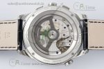 Polaris Chrono SS HKF Best Edition Black Dial on Black Leather Strap A752A - Image 11