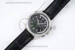 Polaris Chrono SS HKF Best Edition Black Dial on Black Leather Strap A752A - Image 8