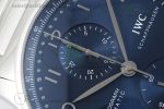 Portuguese Chrono IW3716 RSF 1:1 Best Edition Blue Dial on SS Bracelet A7750 - Image 4