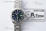 Aquaracer Calibre 5 44mm TARF 1:1 Best Edition Blue Dial SS Bezel on SS Bracelet SW200 - Image 25