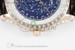 Master Grande Tradition RG Blue Revolves Dial Diamonds Bezel on Black Leather Strap - Image 7