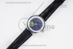 Master Grande Tradition SS Blue Revolves Dial Blue Diamonds Bezel on Black Leather Strap - Image 8