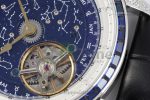 Master Grande Tradition SS Blue Revolves Dial Blue Diamonds Bezel on Black Leather Strap - Image 5