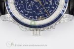 Master Grande Tradition SS Blue Revolves Dial Blue Diamonds Bezel on Black Leather Strap - Image 7