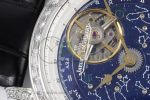 Master Grande Tradition SS Blue Revolves Dial Diamonds Bezel on Black Leather Strap - Image 4