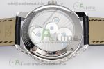 Master Grande Tradition SS Blue Revolves Dial Diamonds Bezel on Black Leather Strap - Image 11