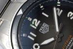Autavia SS 42mm TARF 1:1 Best Edition Gray Dial Black Ceramic Bezel on SS Bracelet SW200 - Image 4