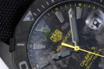 Aquaracer Calibre 5 PVD 41mm TARF 1:1 Best Edition Carbon/Yellow Dial on Black Nylon Strap SW200 - Image 4