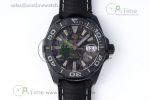 Aquaracer Calibre 5 PVD 41mm TARF 1:1 Best Edition Carbon/RG Dial on Black Nylon Strap SW200