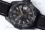 Aquaracer Calibre 5 PVD 41mm TARF 1:1 Best Edition Carbon/RG Dial on Black Nylon Strap SW200 - Image 3